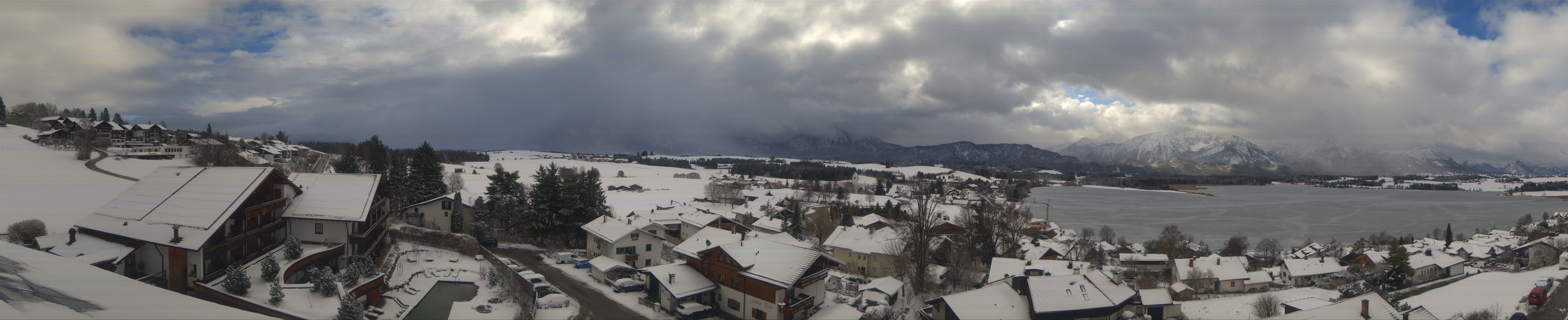 Archiv Foto Webcam Hopfensee - Blick Richtung Schloss Neuschwanstein