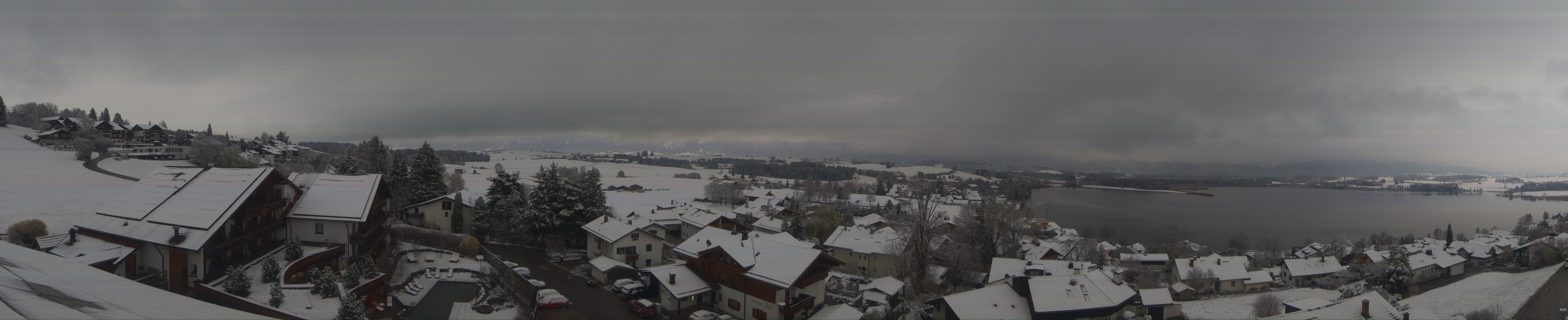 Archiv Foto Webcam Hopfensee - Blick Richtung Schloss Neuschwanstein