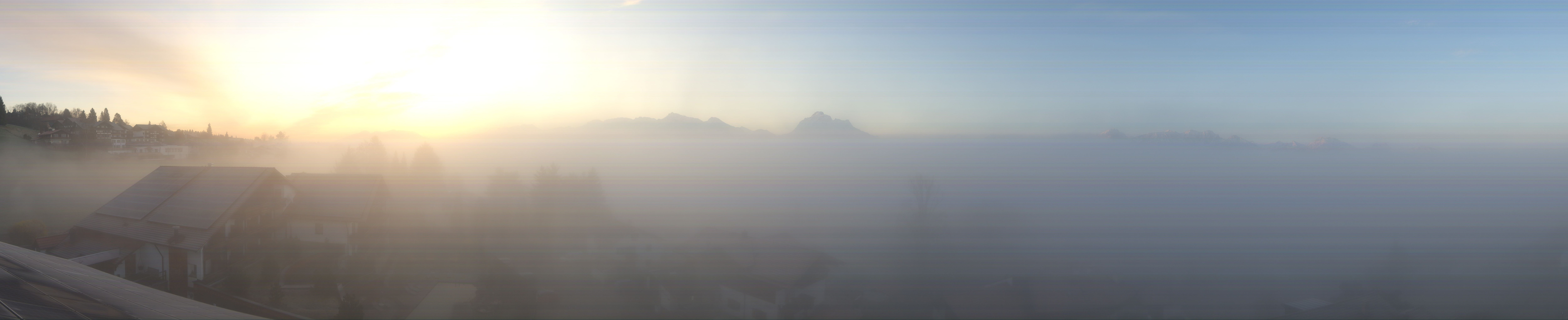 Archiv Foto Webcam Hopfensee - Blick Richtung Schloss Neuschwanstein