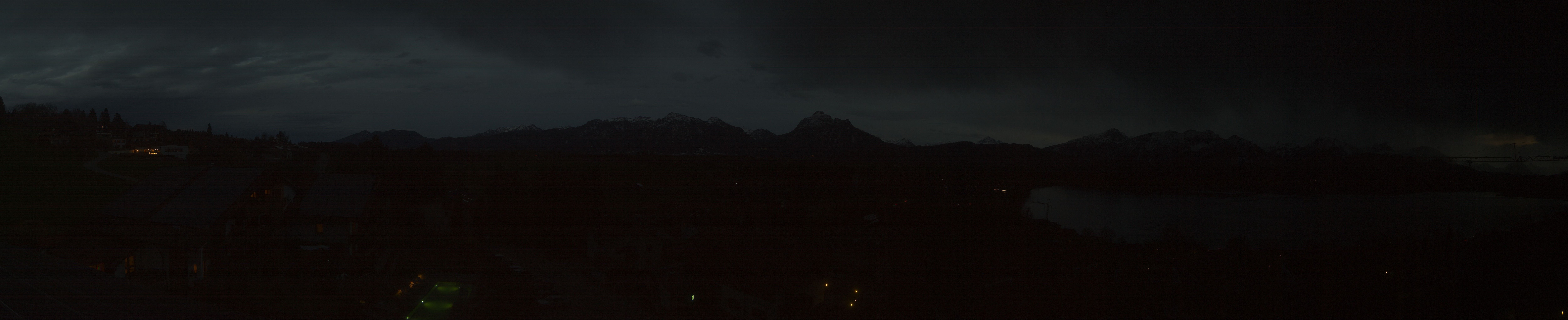 Archiv Foto Webcam Hopfensee - Blick Richtung Schloss Neuschwanstein