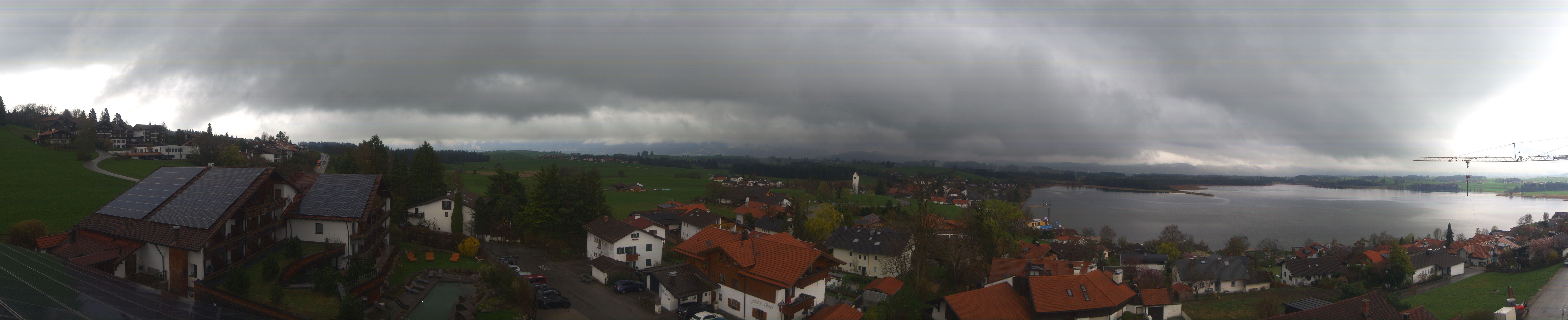 Archiv Foto Webcam Hopfensee - Blick Richtung Schloss Neuschwanstein