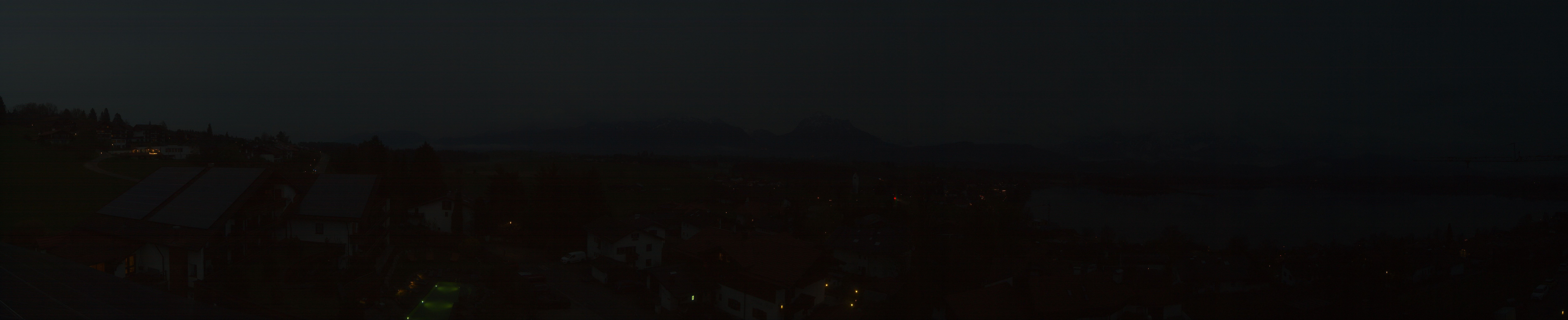 Archiv Foto Webcam Hopfensee - Blick Richtung Schloss Neuschwanstein