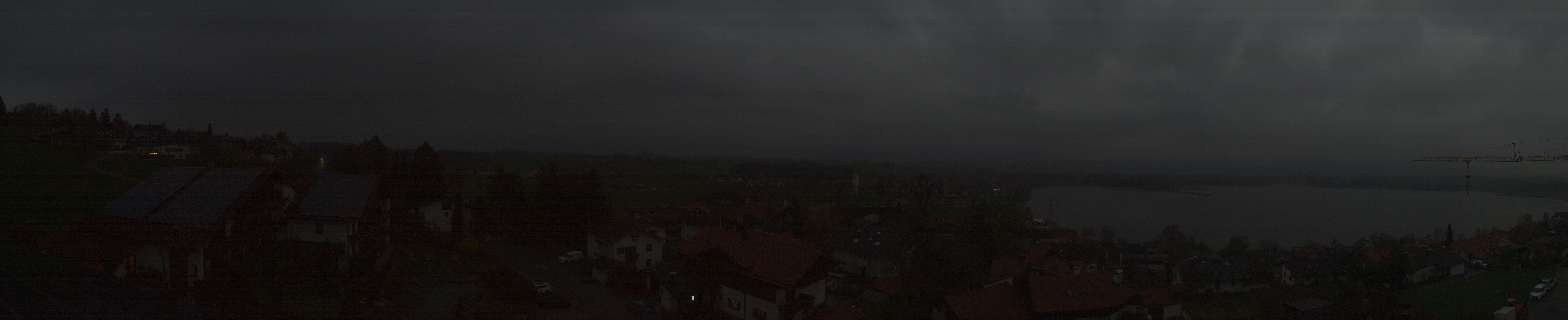 Archiv Foto Webcam Hopfensee - Blick Richtung Schloss Neuschwanstein