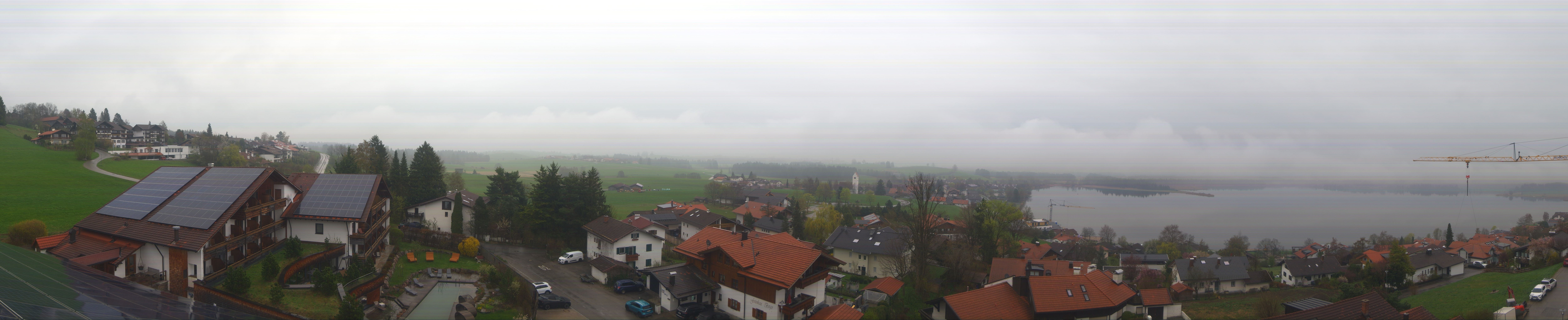 Archiv Foto Webcam Hopfensee - Blick Richtung Schloss Neuschwanstein