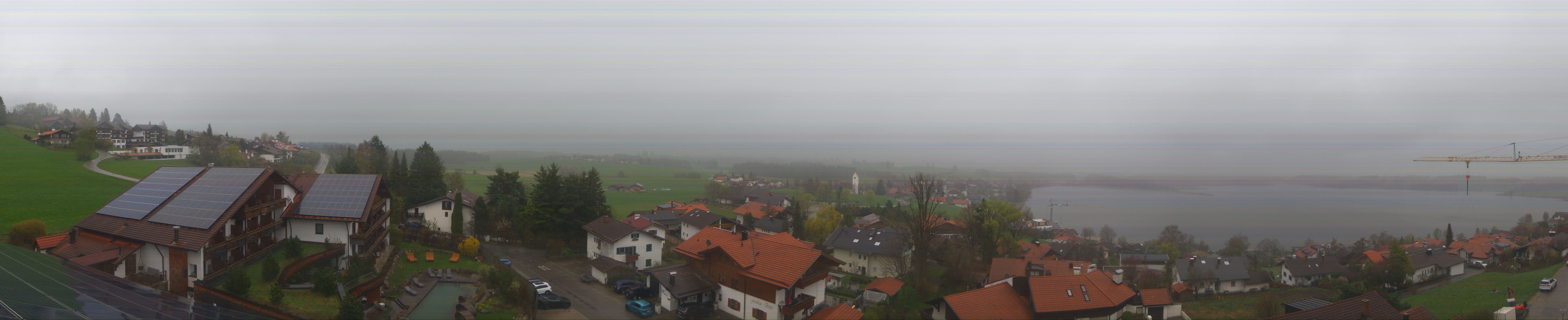 Archiv Foto Webcam Hopfensee - Blick Richtung Schloss Neuschwanstein