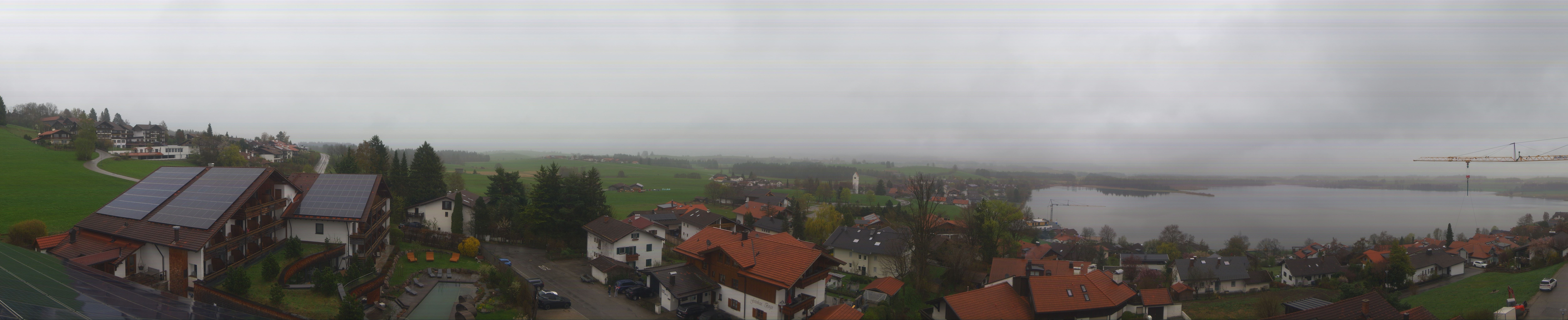 Archiv Foto Webcam Hopfensee - Blick Richtung Schloss Neuschwanstein