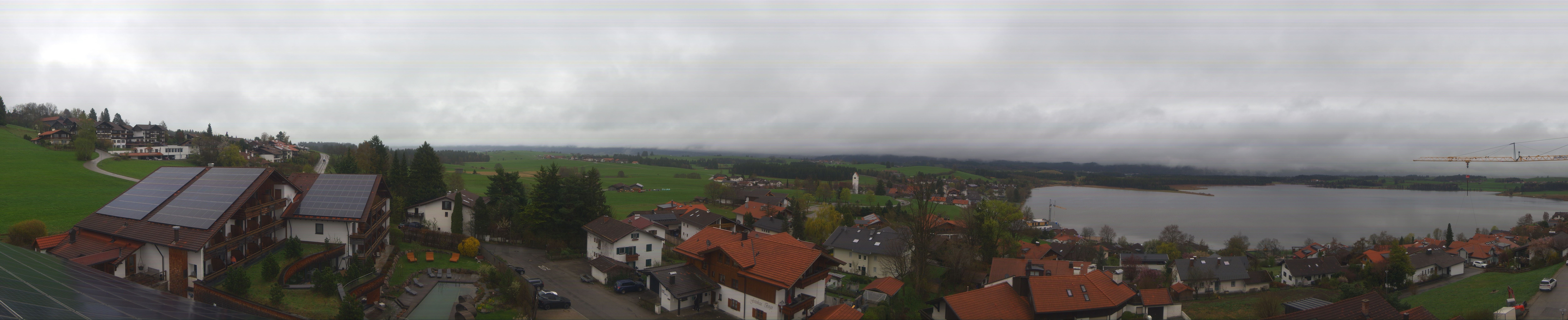 Archiv Foto Webcam Hopfensee - Blick Richtung Schloss Neuschwanstein