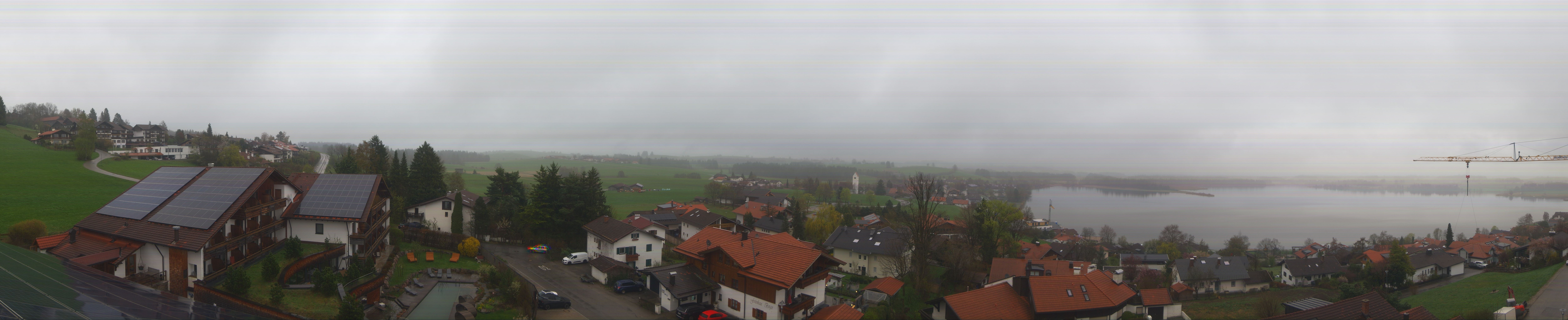 Archiv Foto Webcam Hopfensee - Blick Richtung Schloss Neuschwanstein
