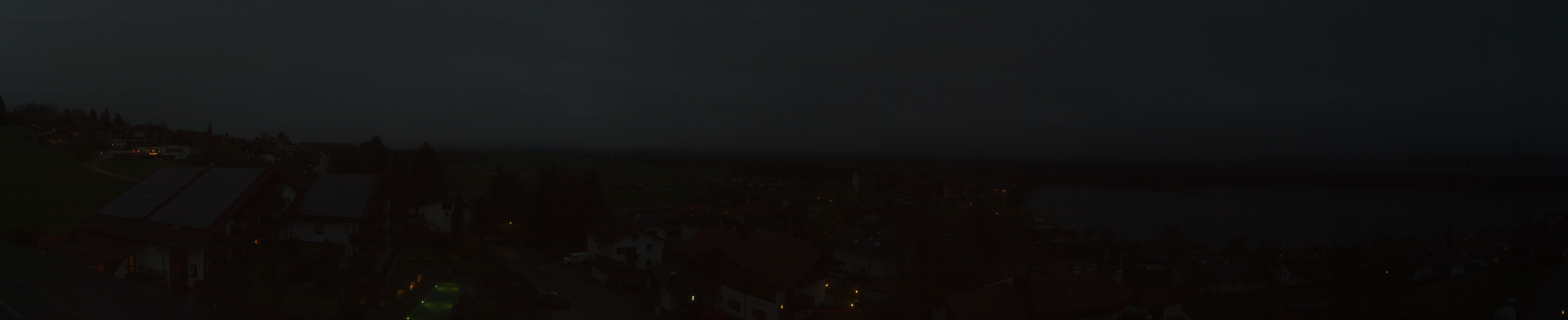 Archived image Webcam Hopfensee - View to Neuschwanstein Castle