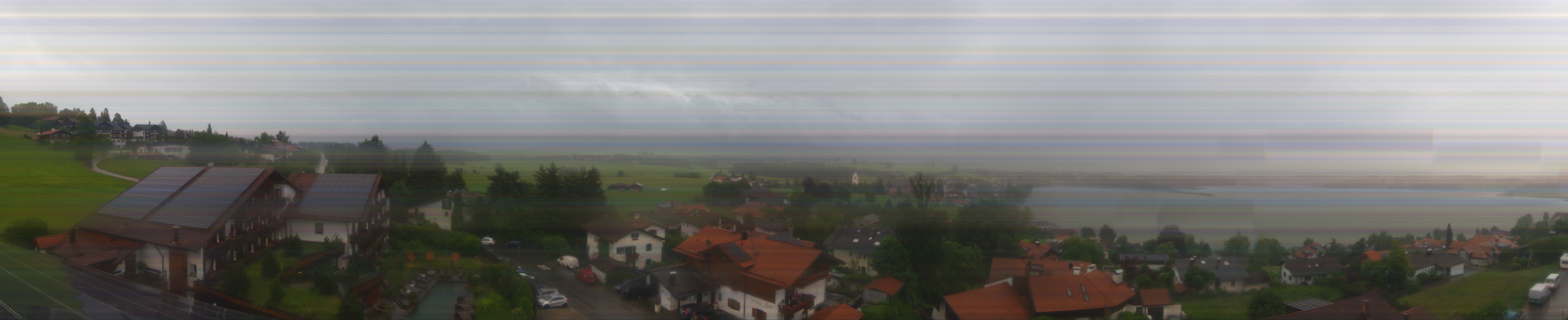 Archiv Foto Webcam Hopfensee - Blick Richtung Schloss Neuschwanstein