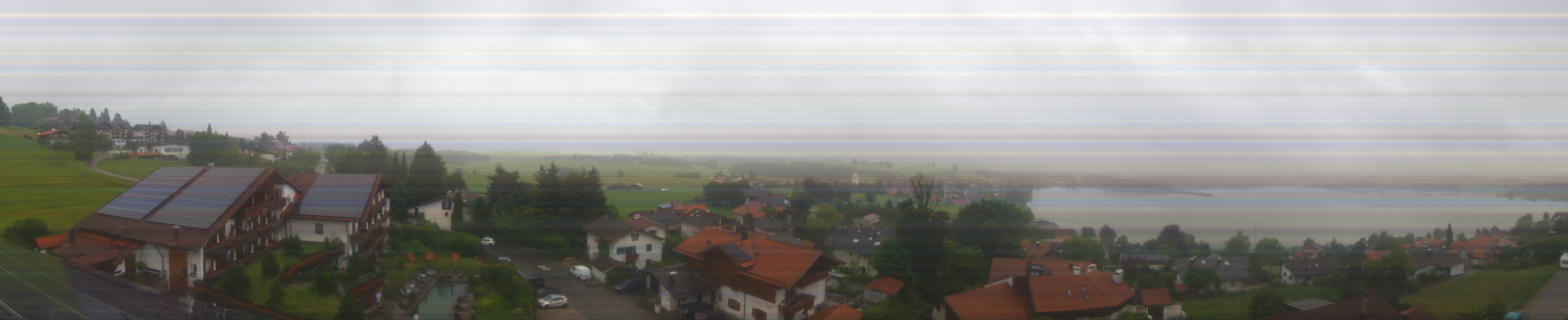 Archiv Foto Webcam Hopfensee - Blick Richtung Schloss Neuschwanstein