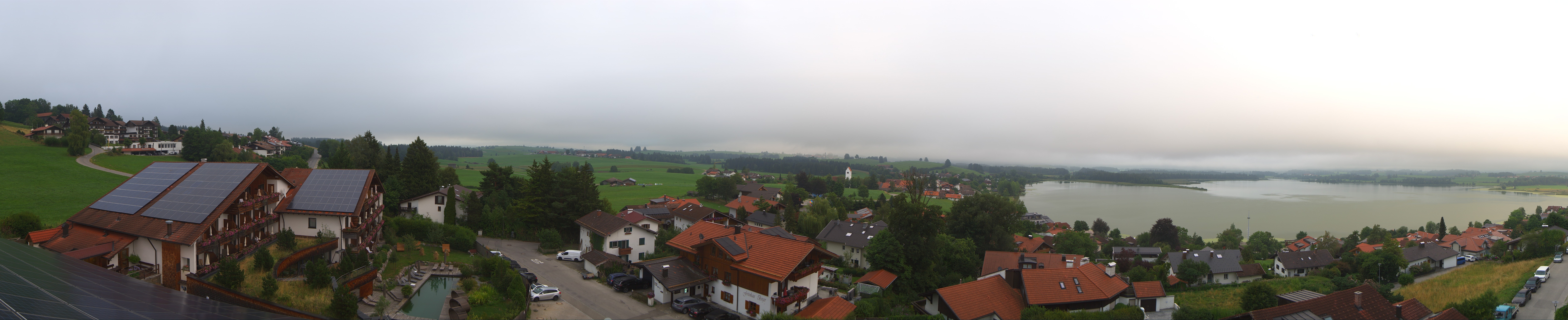 Archiv Foto Webcam Hopfensee - Blick Richtung Schloss Neuschwanstein