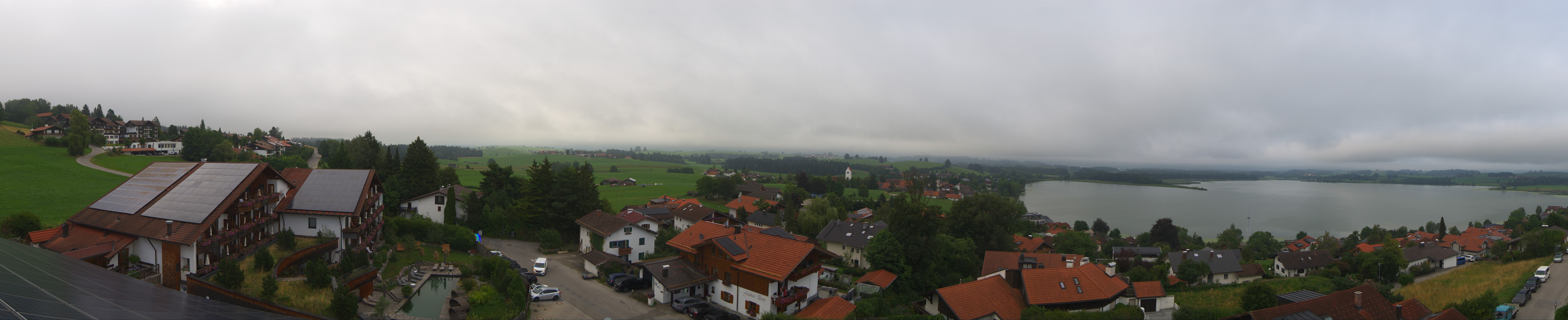 Archiv Foto Webcam Hopfensee - Blick Richtung Schloss Neuschwanstein