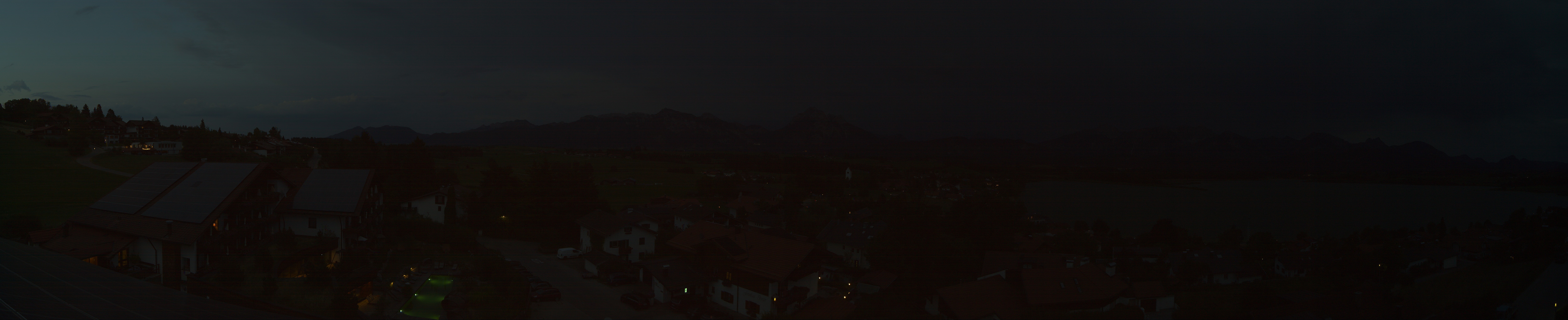 Archiv Foto Webcam Hopfensee - Blick Richtung Schloss Neuschwanstein