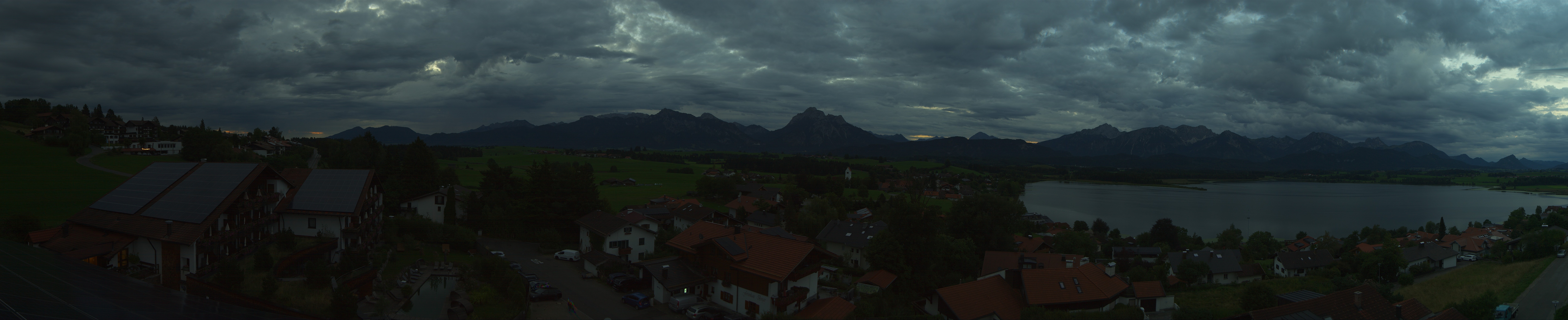 Archiv Foto Webcam Hopfensee - Blick Richtung Schloss Neuschwanstein