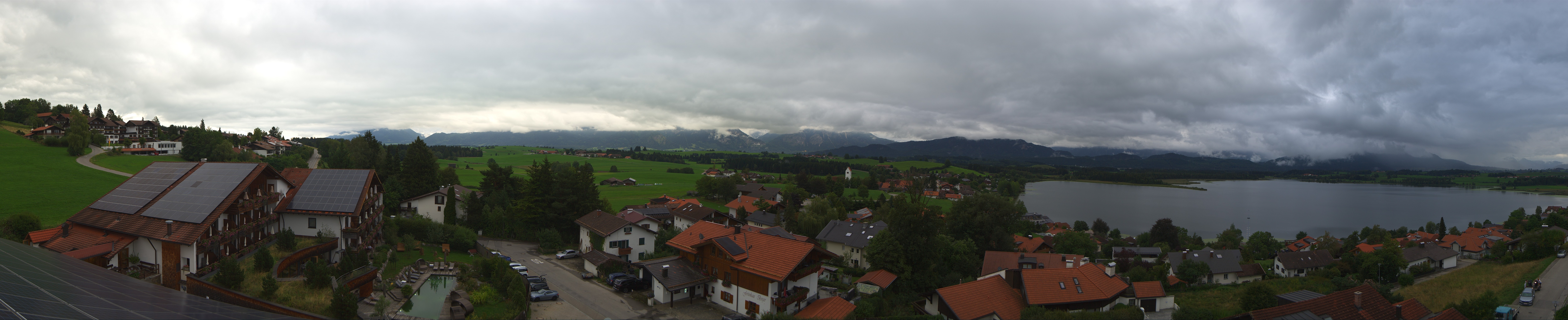 Archiv Foto Webcam Hopfensee - Blick Richtung Schloss Neuschwanstein