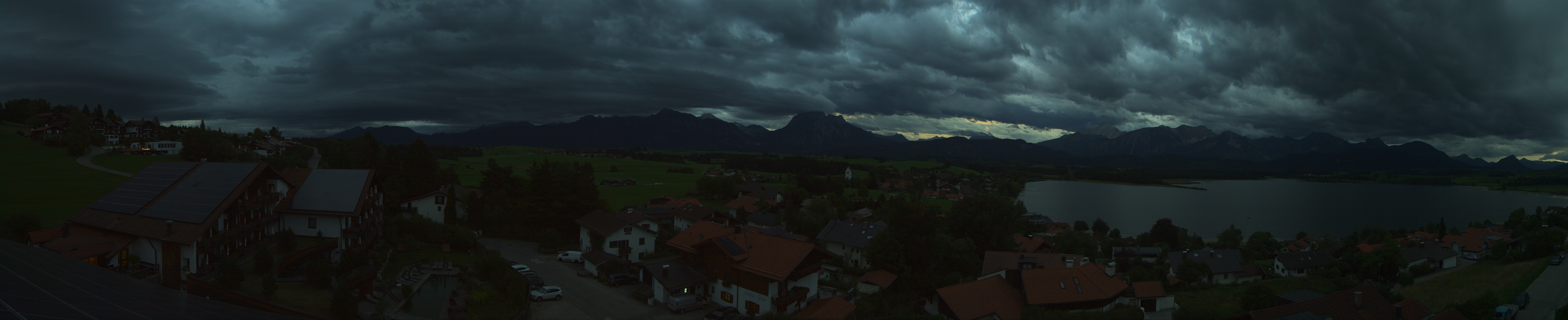 Archiv Foto Webcam Hopfensee - Blick Richtung Schloss Neuschwanstein