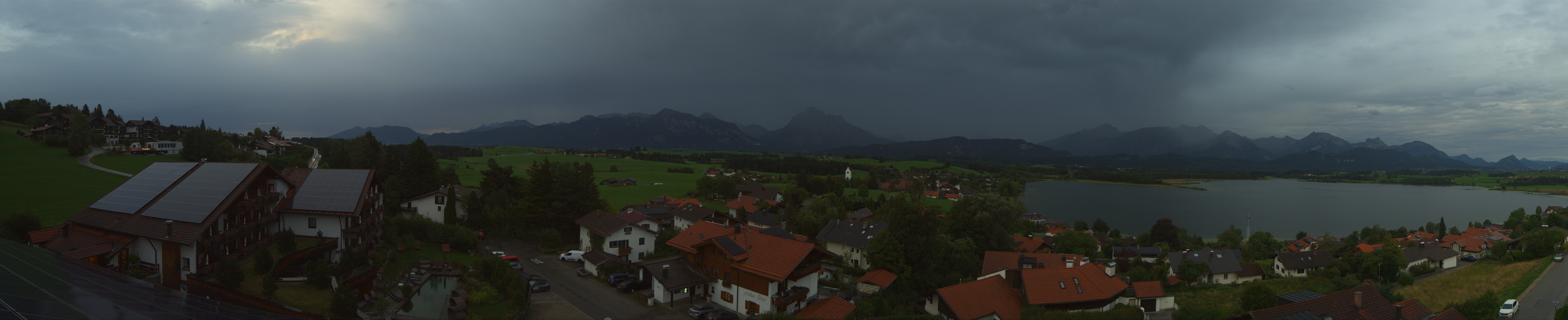 Archiv Foto Webcam Hopfensee - Blick Richtung Schloss Neuschwanstein