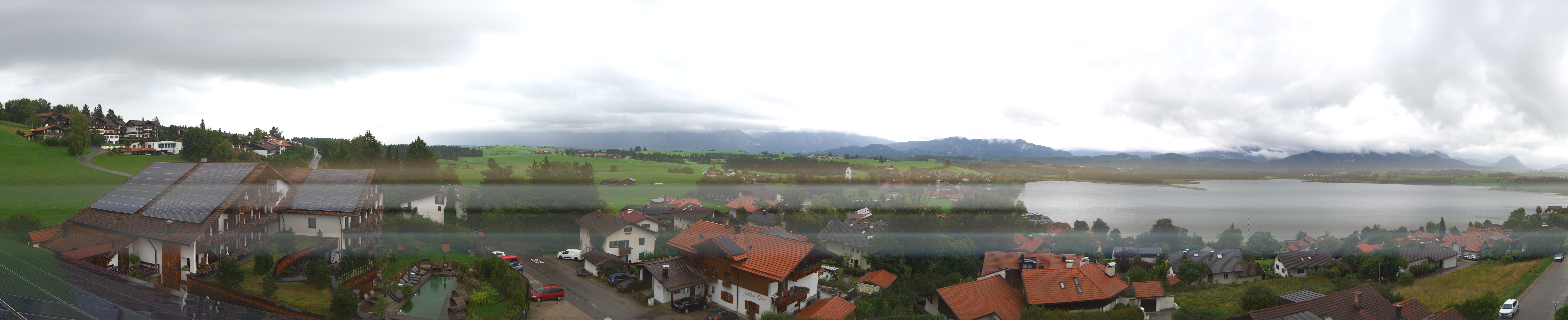 Archiv Foto Webcam Hopfensee - Blick Richtung Schloss Neuschwanstein