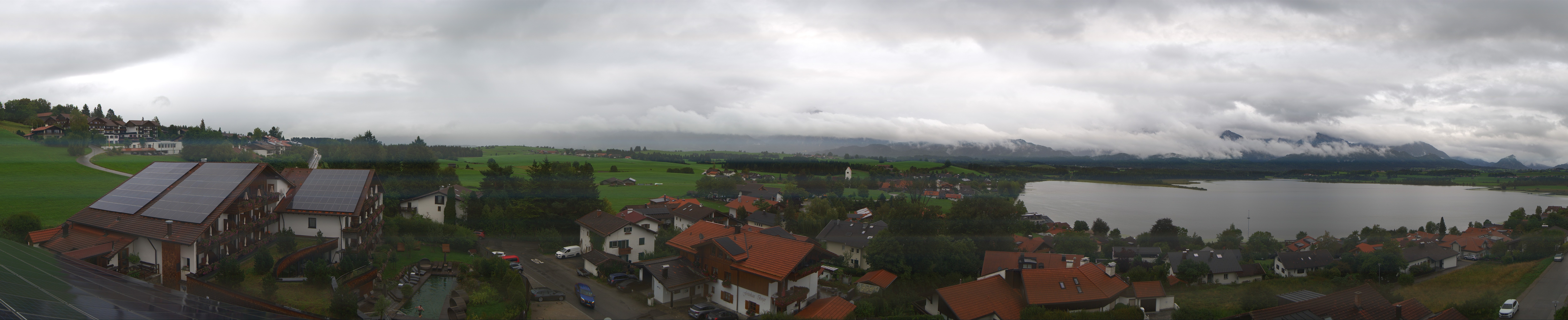 Archiv Foto Webcam Hopfensee - Blick Richtung Schloss Neuschwanstein