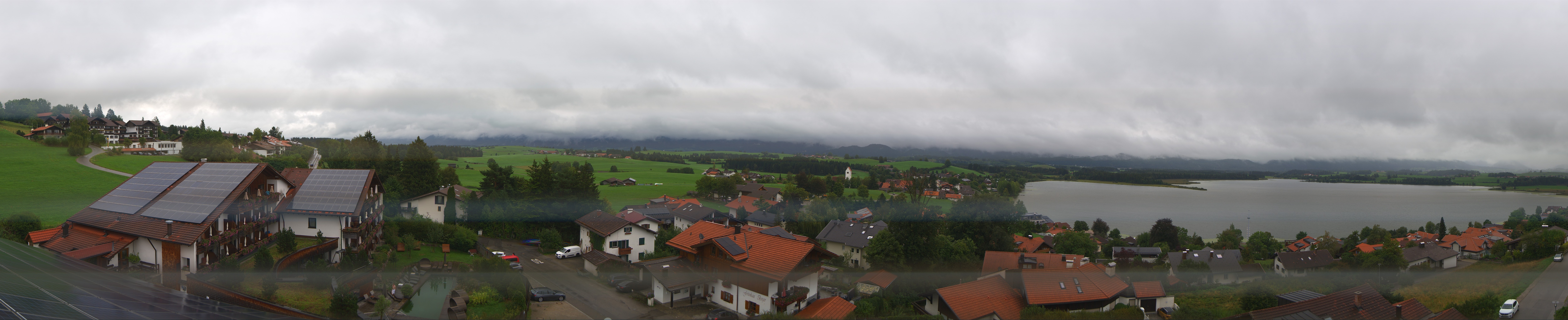 Archiv Foto Webcam Hopfensee - Blick Richtung Schloss Neuschwanstein