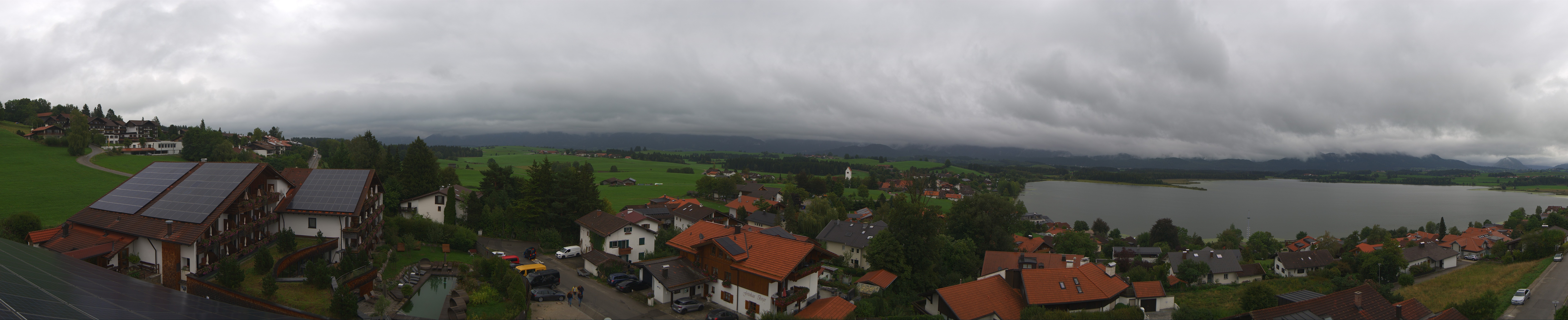 Archiv Foto Webcam Hopfensee - Blick Richtung Schloss Neuschwanstein