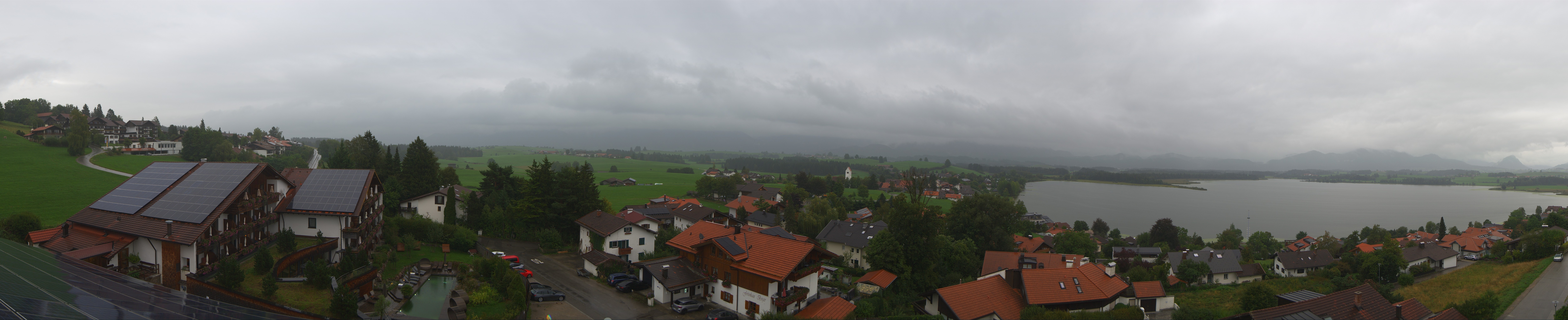 Archiv Foto Webcam Hopfensee - Blick Richtung Schloss Neuschwanstein