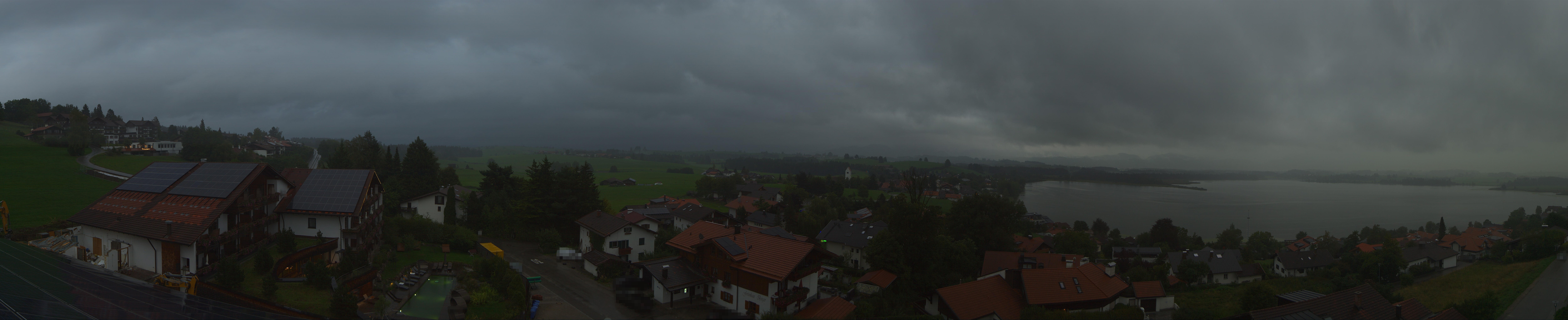Archiv Foto Webcam Hopfensee - Blick Richtung Schloss Neuschwanstein