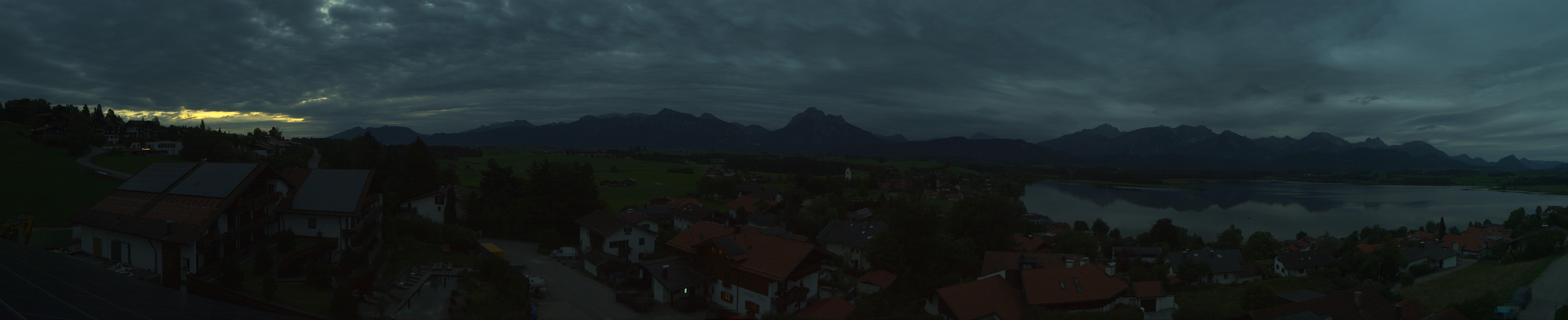 Archiv Foto Webcam Hopfensee - Blick Richtung Schloss Neuschwanstein