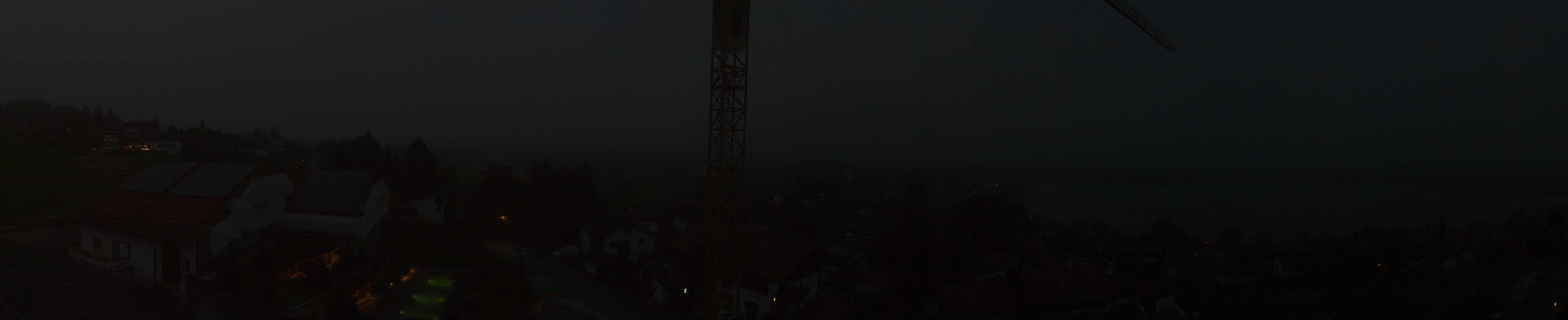 Archived image Webcam Hopfensee - View to Neuschwanstein Castle