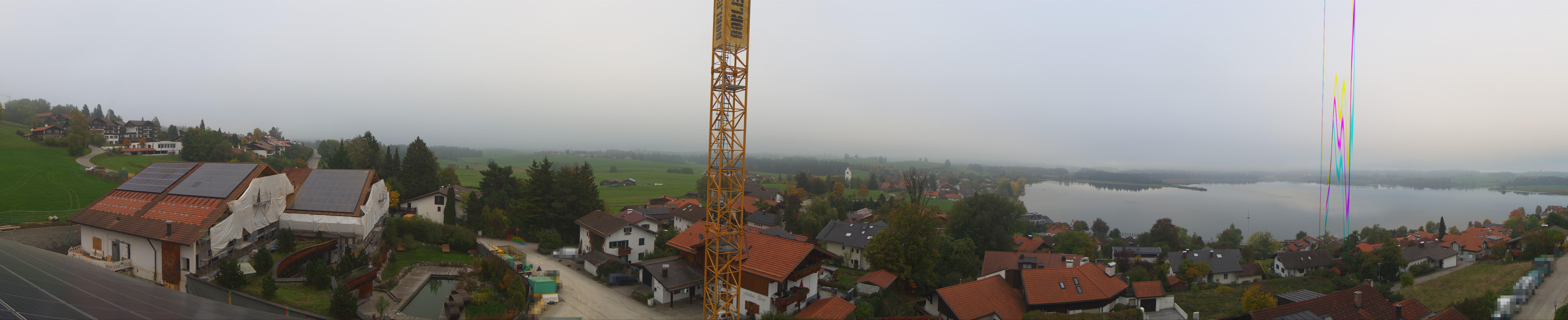 Archiv Foto Webcam Hopfensee - Blick Richtung Schloss Neuschwanstein