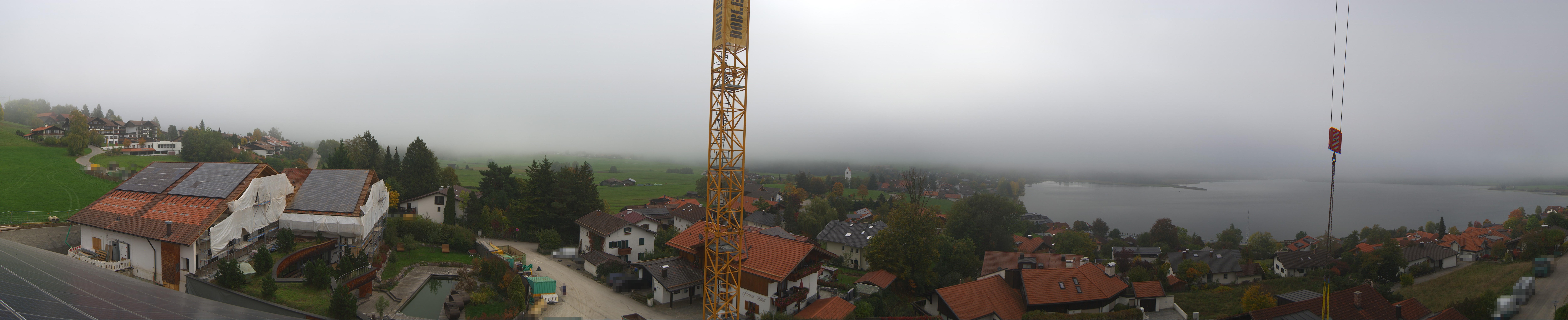 Archiv Foto Webcam Hopfensee - Blick Richtung Schloss Neuschwanstein