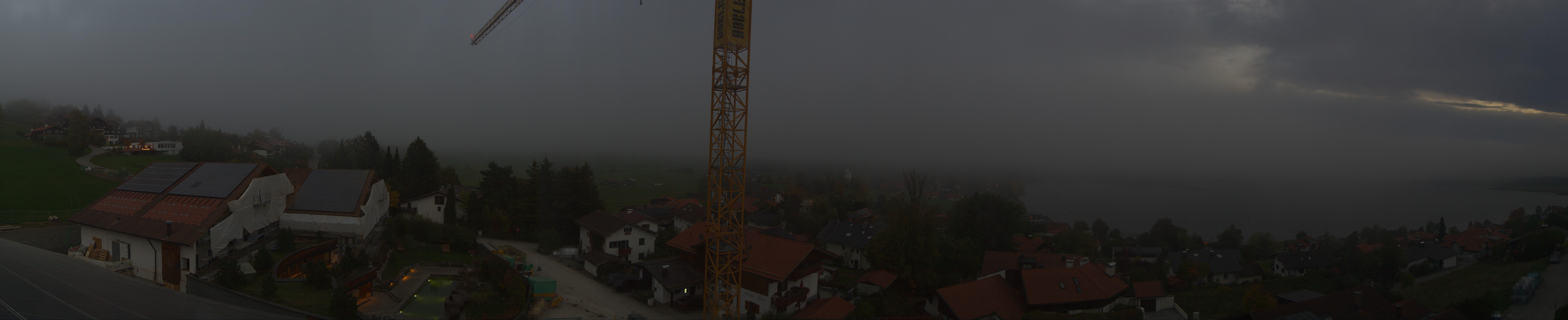 Archiv Foto Webcam Hopfensee - Blick Richtung Schloss Neuschwanstein