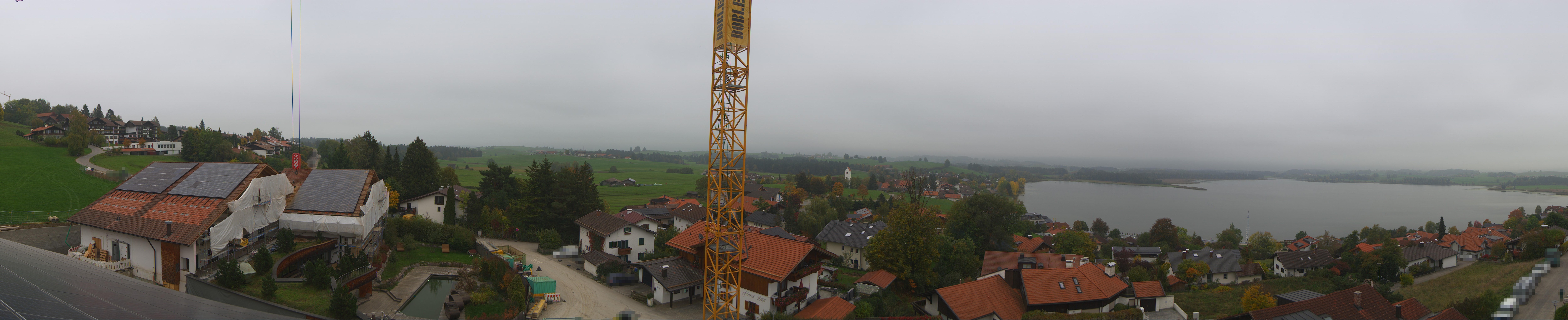 Archiv Foto Webcam Hopfensee - Blick Richtung Schloss Neuschwanstein