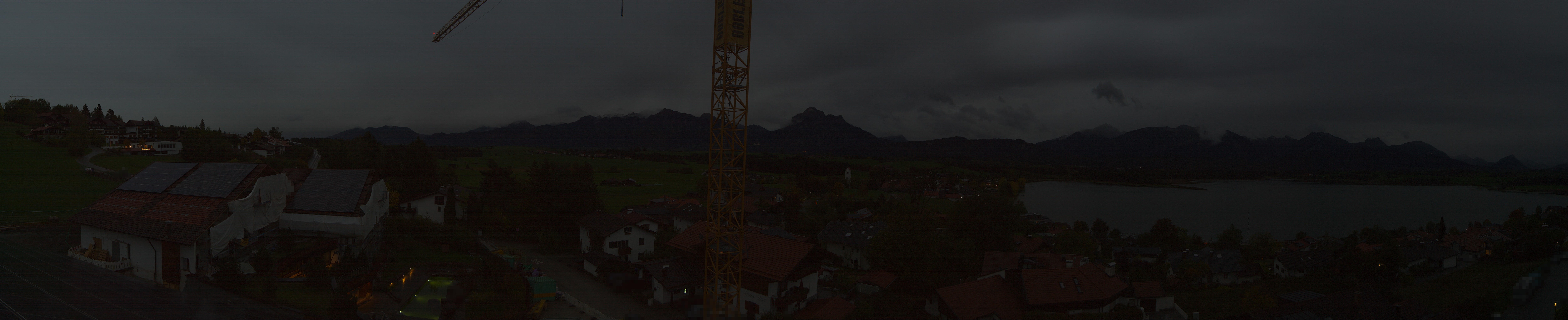 Archiv Foto Webcam Hopfensee - Blick Richtung Schloss Neuschwanstein