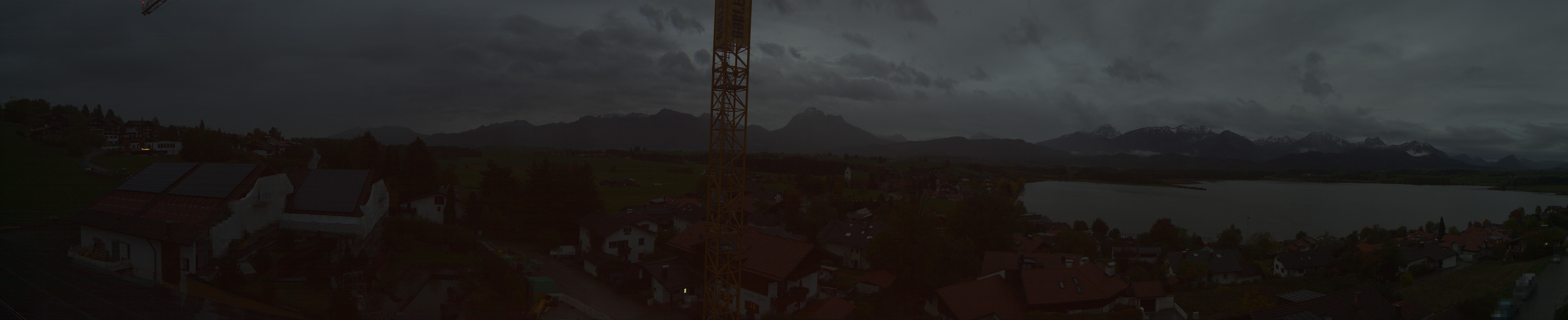 Archiv Foto Webcam Hopfensee - Blick Richtung Schloss Neuschwanstein