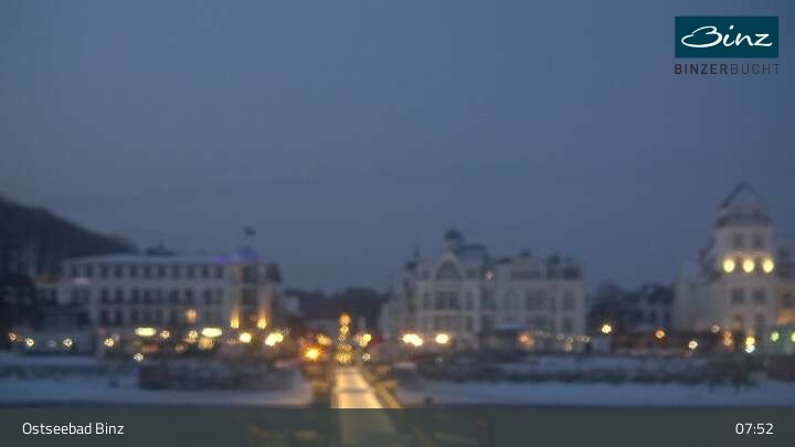 Archiv Foto Webcam Ostseebad Binz: Strandblick Fischerstrand, Promenade und Kurhaus