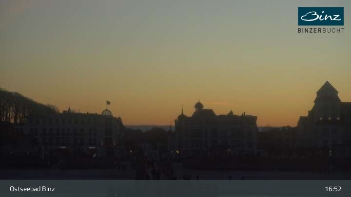 Archiv Foto Webcam Ostseebad Binz: Strandblick Fischerstrand, Promenade und Kurhaus