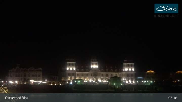 Archiv Foto Webcam Ostseebad Binz: Strandblick Fischerstrand, Promenade und Kurhaus