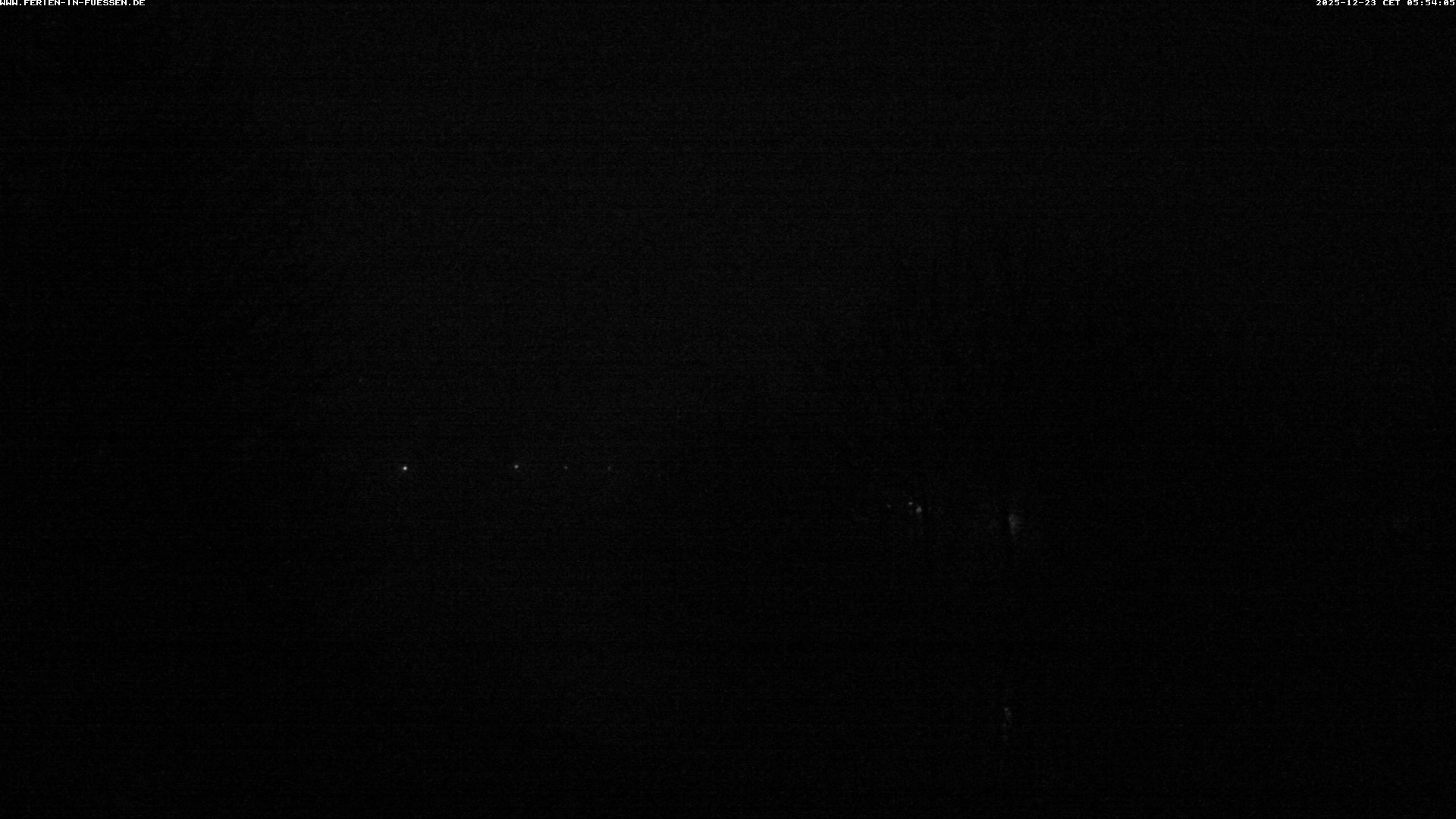 Archiv Foto Webcam Füssen: Blick auf Lech und Hohes Schloss