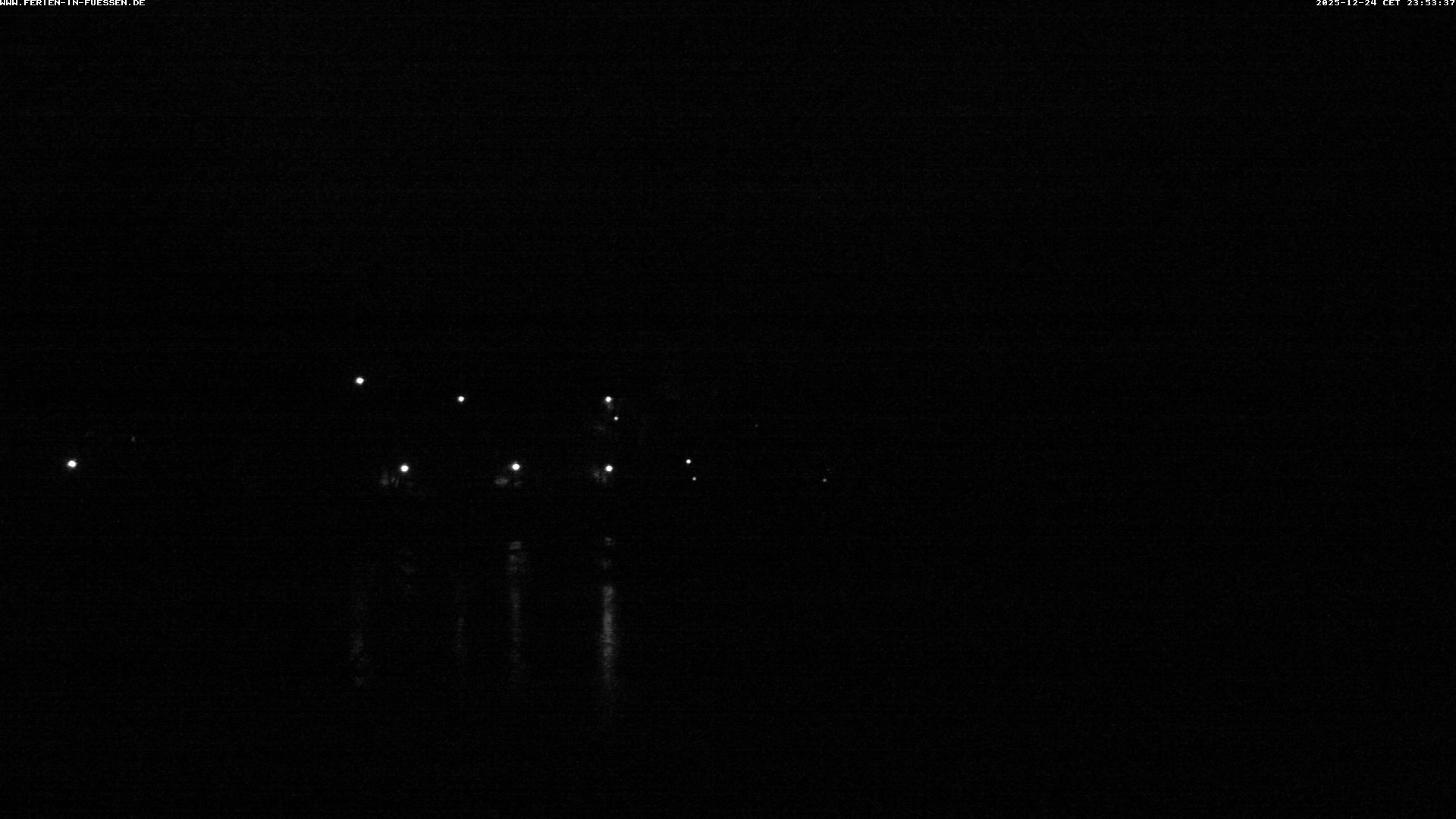 Archiv Foto Webcam Füssen: Blick auf Lech und Hohes Schloss