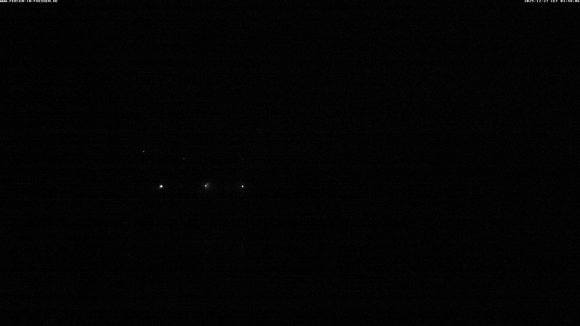 Archiv Foto Webcam Füssen: Blick auf Lech und Hohes Schloss