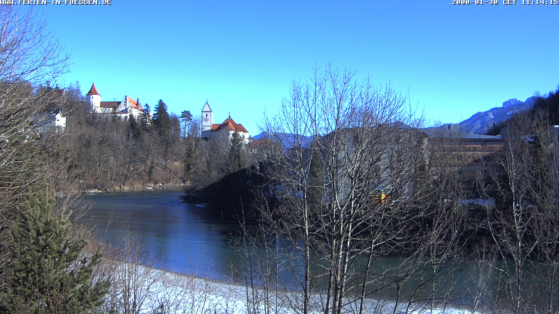 Archived image Webcam Füssen: Lech
