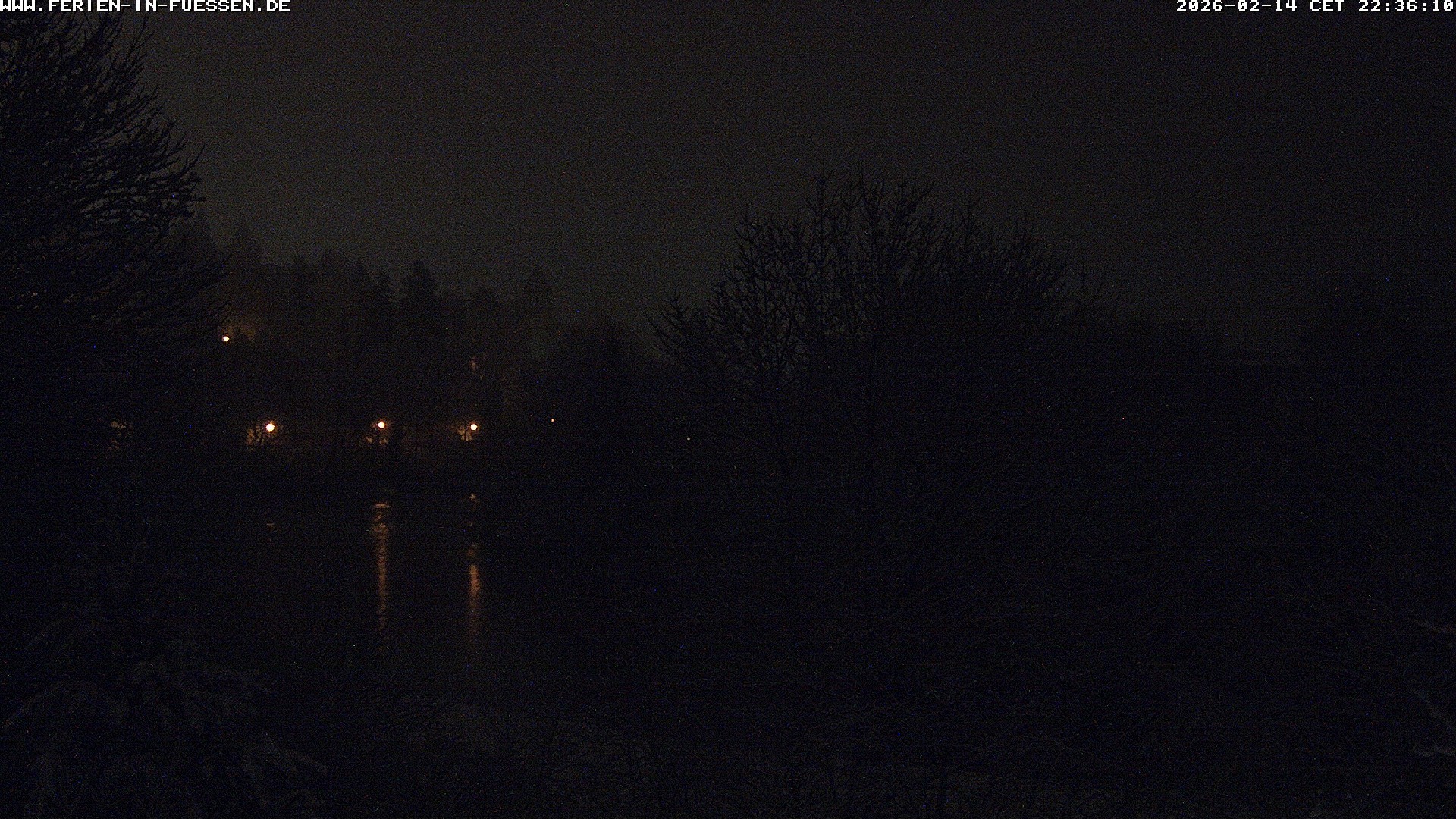 Archiv Foto Webcam Füssen: Blick auf Lech und Hohes Schloss