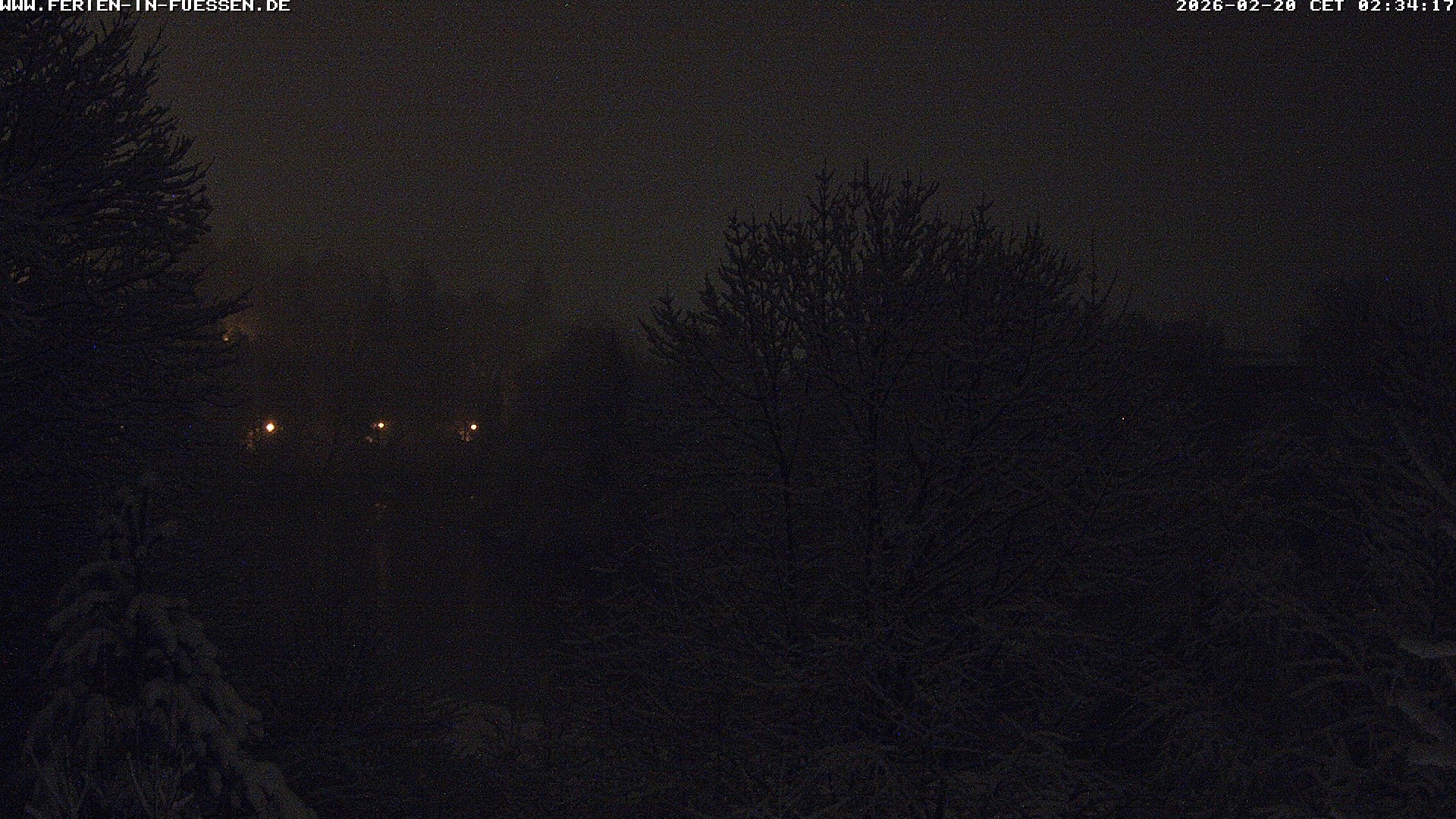 Archiv Foto Webcam Füssen: Blick auf Lech und Hohes Schloss
