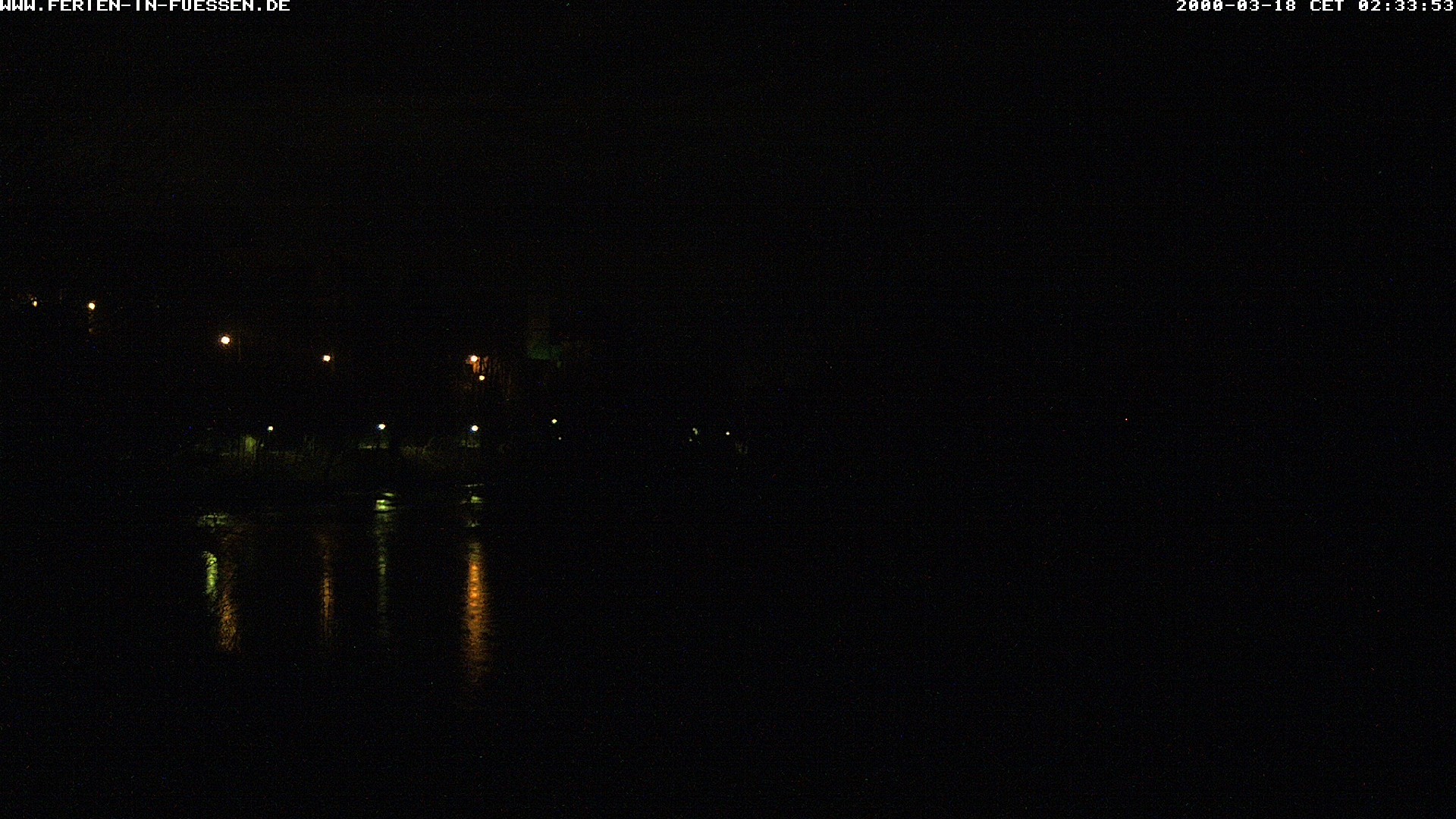 Archiv Foto Webcam Füssen: Blick auf Lech und Hohes Schloss