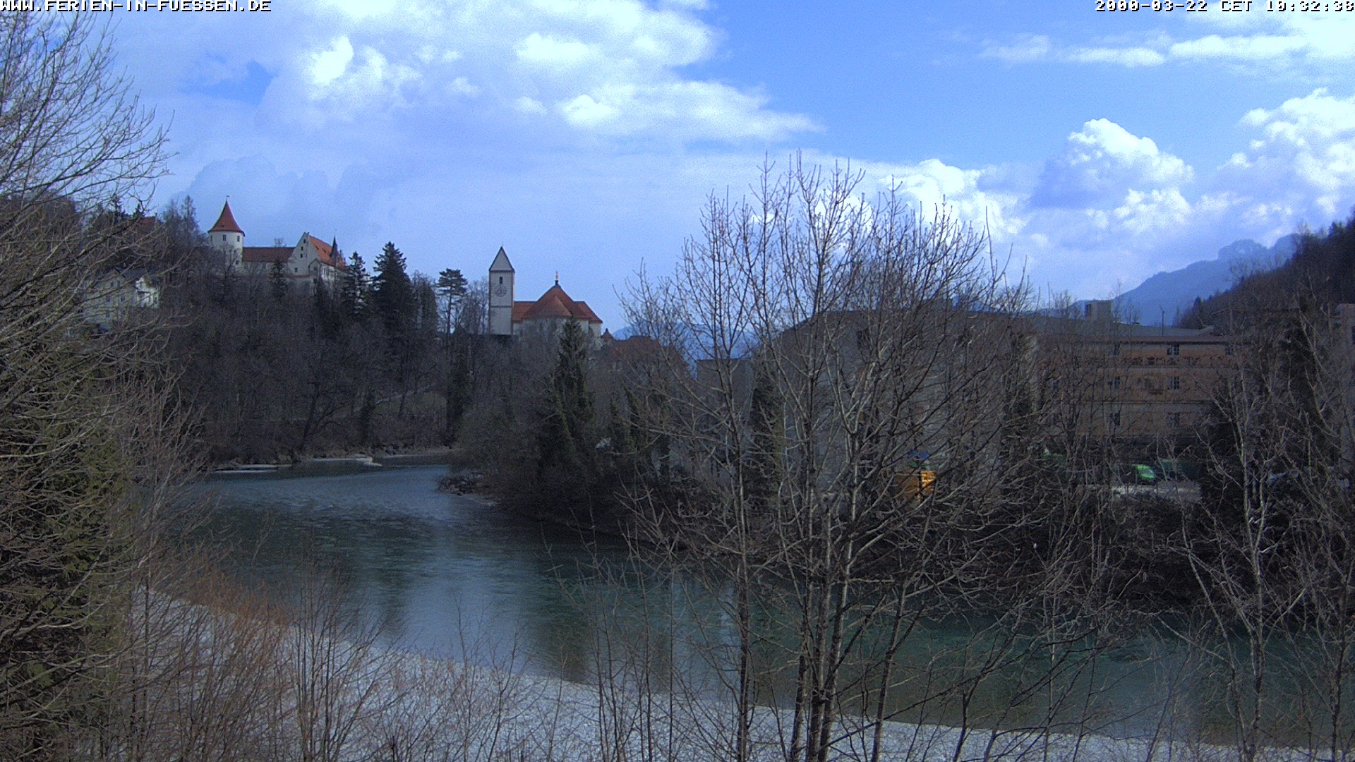 Archived image Webcam Füssen: Lech
