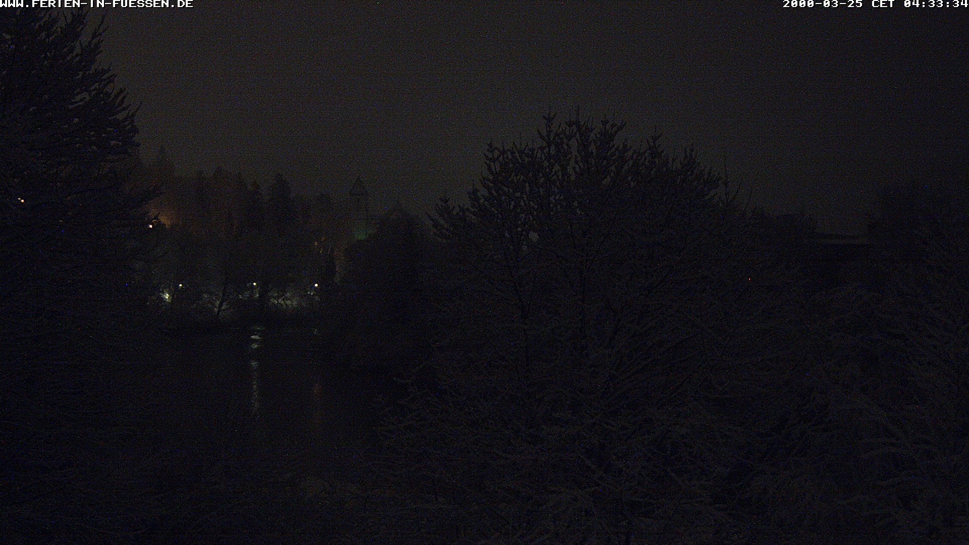 Archiv Foto Webcam Füssen: Blick auf Lech und Hohes Schloss