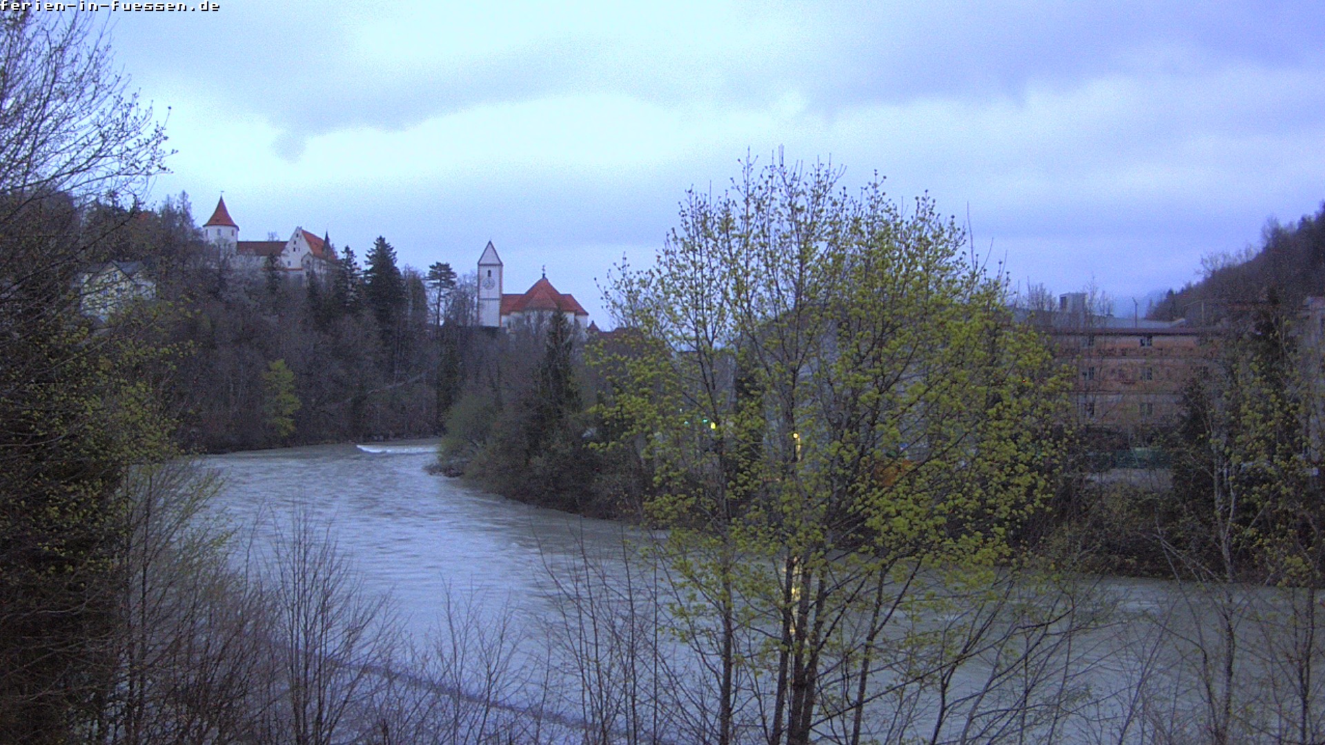 Archived image Webcam Füssen: Lech