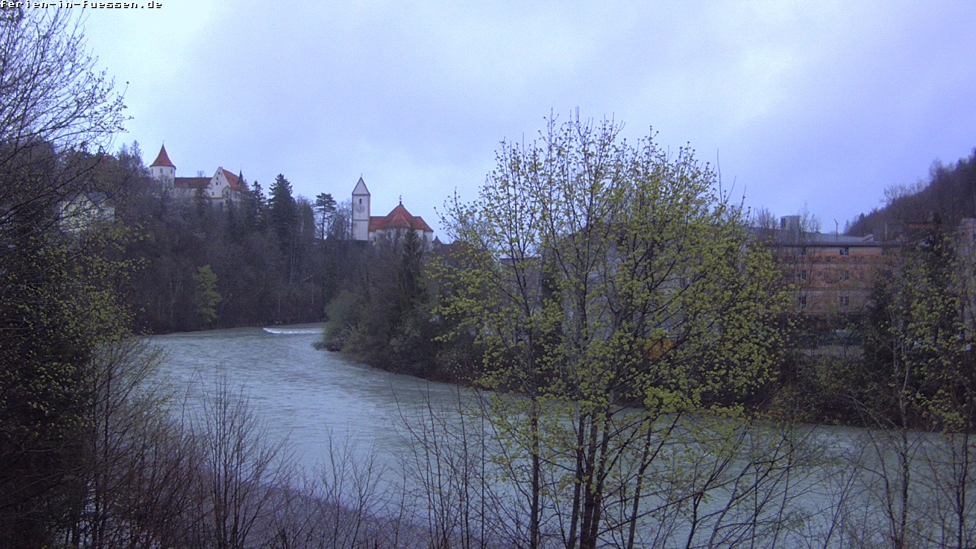 Archived image Webcam Füssen: Lech
